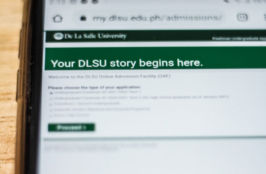 Pagsilip sa panibagong proseso ng DLSU College Admissions para sa AY 2021-2022