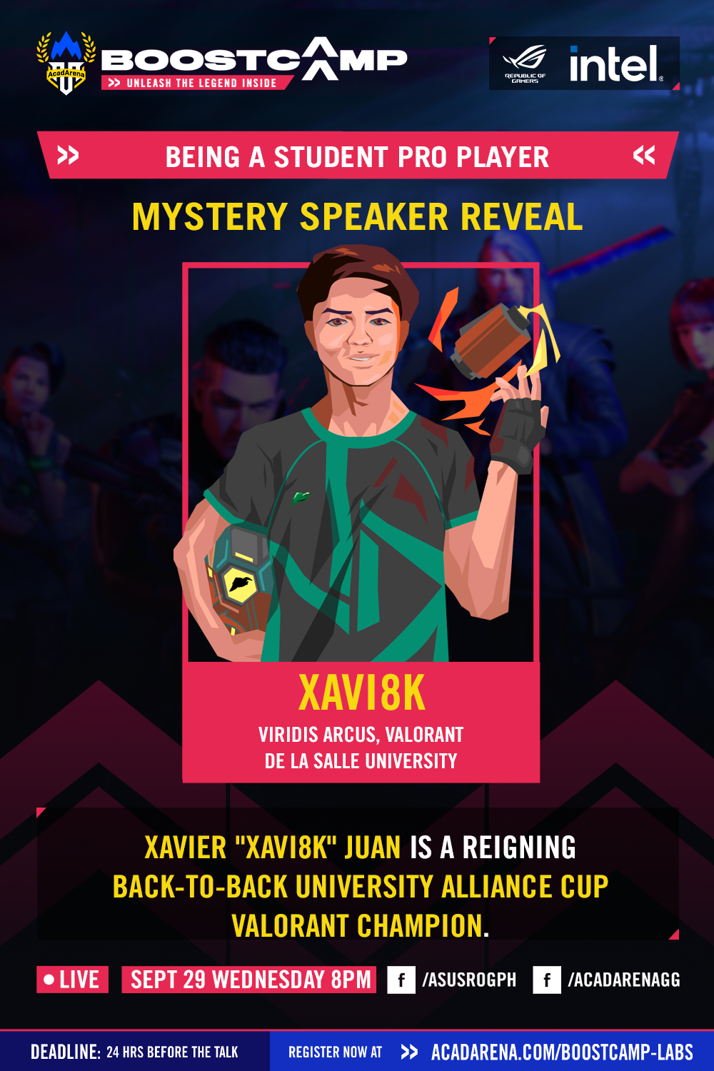 Kuwentong student pro-player ni Raid Boss xavi8k, ibinahagi sa ASUS Republic of Gamers Boostcamp Labs