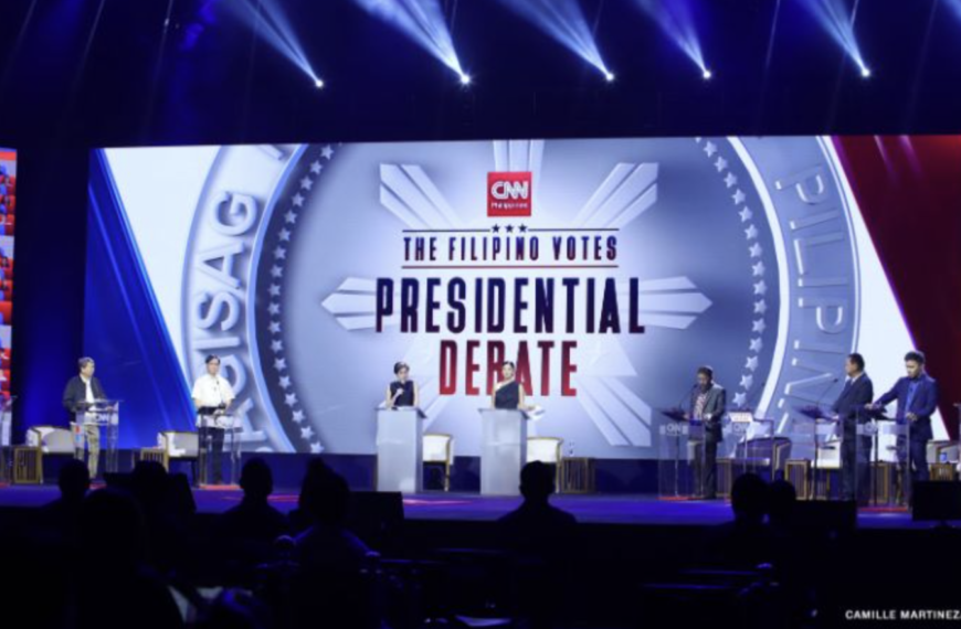 CNN Philippines’ The Filipino Votes Presidential Debates: Pagharap ng mga kandidato sa tanong ng masang Pilipino