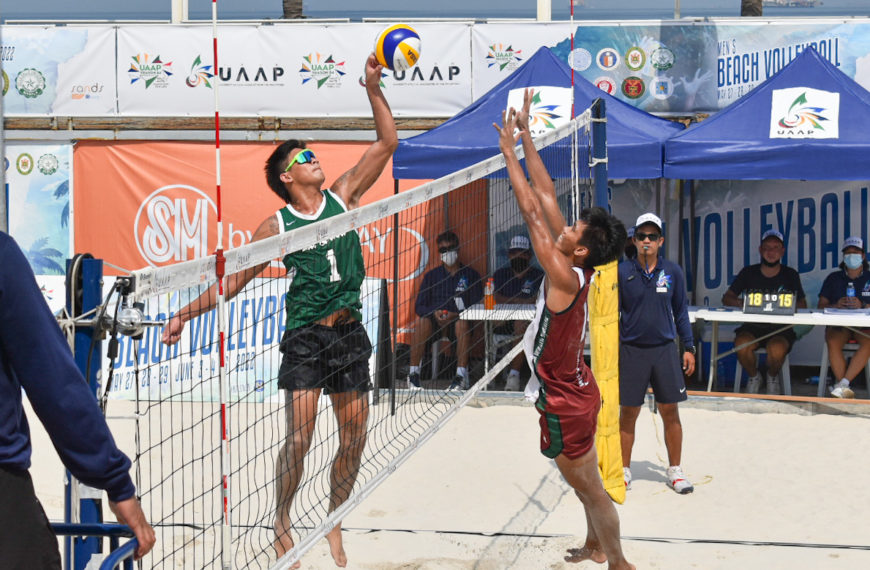 Masilakbong pagtatapos: DLSU Green Spikers, sinelyuhan ang tansong medalya sa UAAP Season 84 Beach Volleyball Tournament!