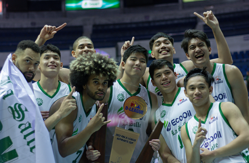 Samyo ng trono: EcoOil-DLSU Green Archers, hinirang na kampeon sa PBA D-League!