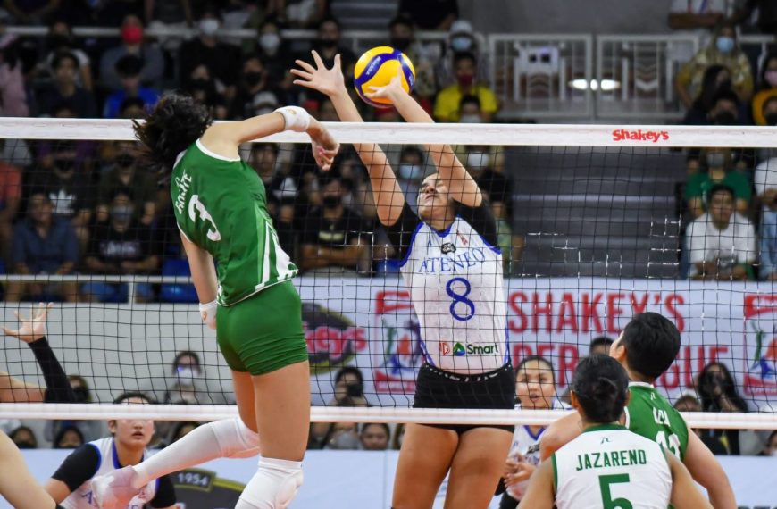 Sagupaan ng magkaribal: Lady Spikers, waging makaabante sa semifinals ng Shakey’s Super League!