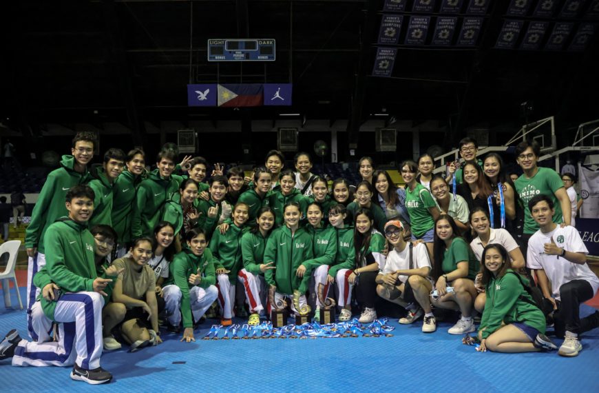 Green at Lady Jins, nagpasiklab sa huling araw ng UAAP S85 Taekwondo Kyorugi Tournament!