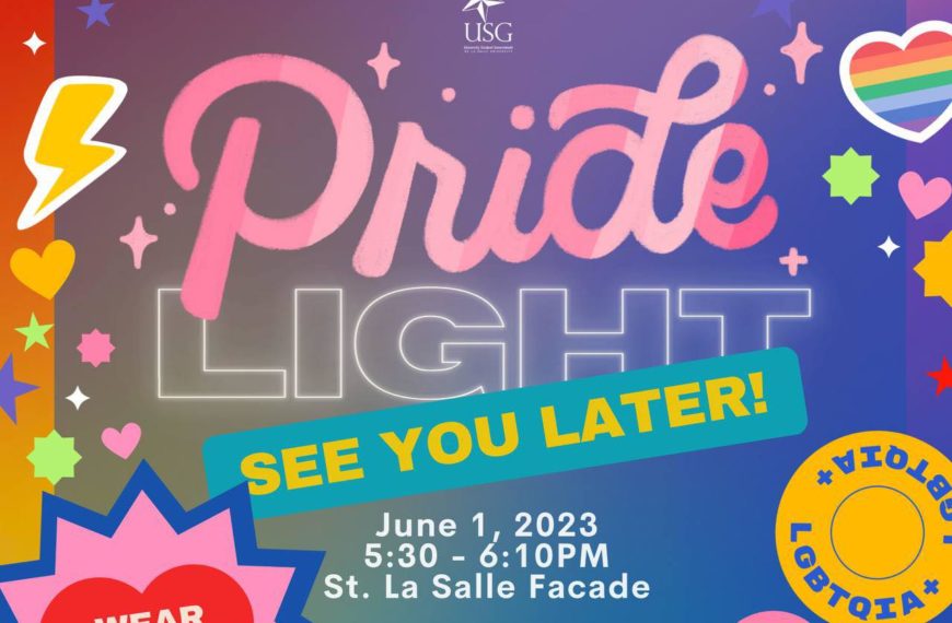 Pagtanglaw ng bahaghari: Pride Light, nagbigay-kulay sa DLSU