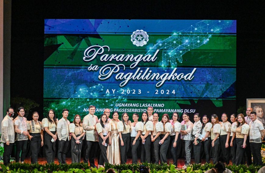 Mga natatanging kawani ng DLSU, binigyang-pugay sa Taunang Pagkilala at Parangal sa Paglilingkod