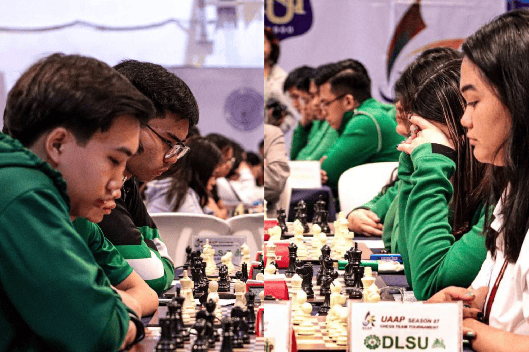 Green at Lady Woodpushers, sumuong sa hamon ng AdU at ADMU