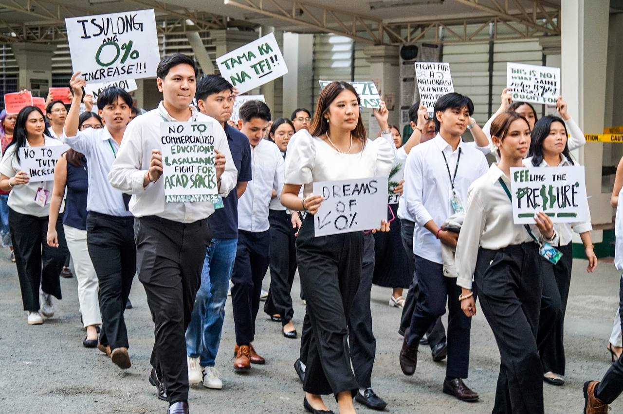 #TamaNaFees: Unity walk para sa pagsulong ng 0% tuition fee increase, inilunsad ng DLSU USG