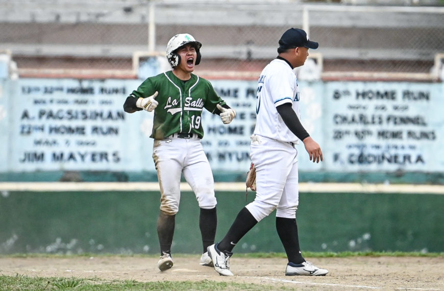 DLSU Green Batters, humagupit ng panalo kontra Adamson Baseball Team