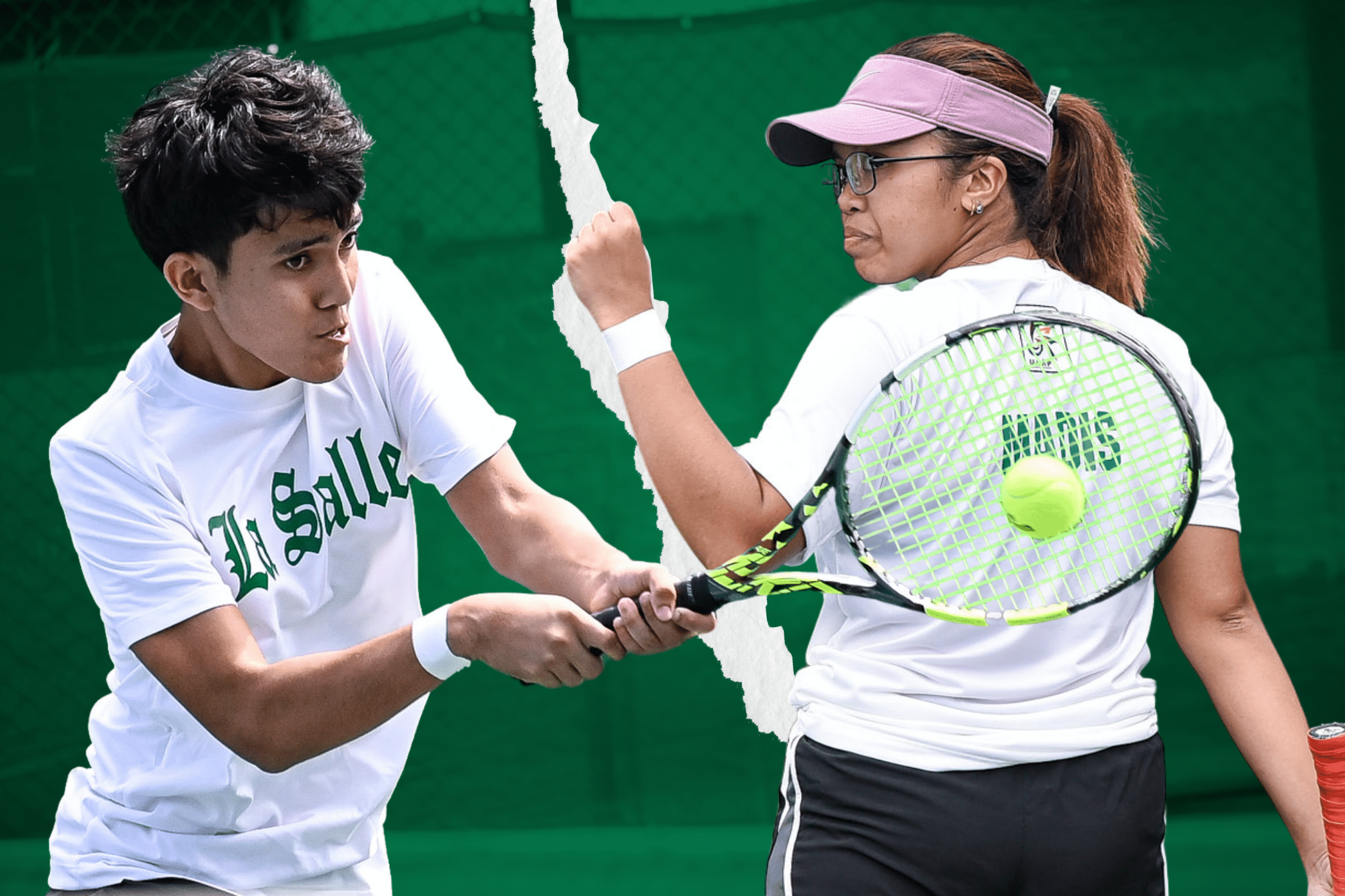 Green at Lady Tennisters, kapuwa nabitag ng katunggali