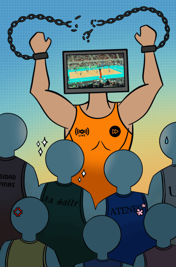 Read more about the article [SPOOF] UAAP Games, legal nang mapapanood kina BlackerPink at Sports Tambayan 