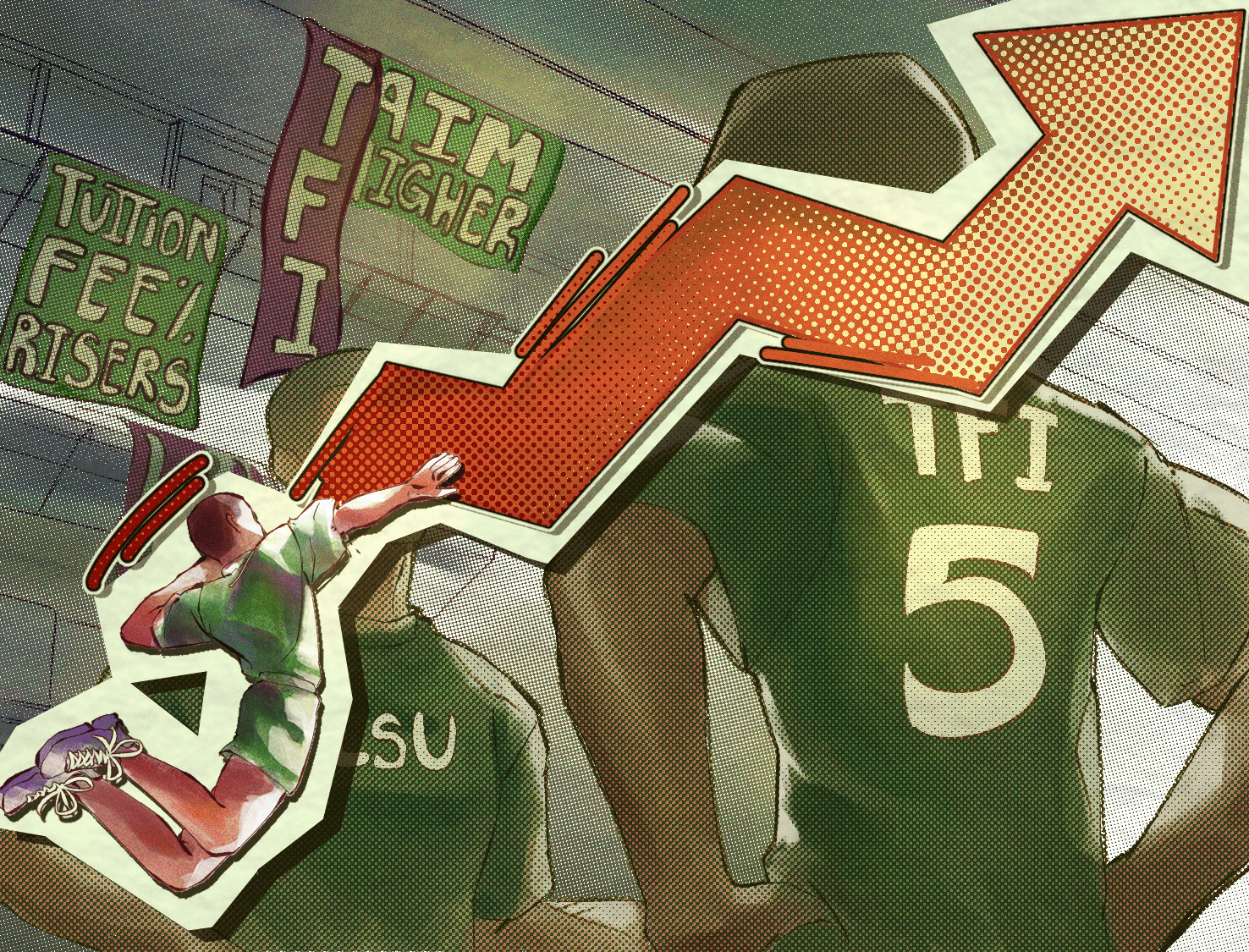 [SPOOF] #LoanSallianPride: DLSU, babansagang TF Risers sa pagpasok ng panibagong season ng UAAP
