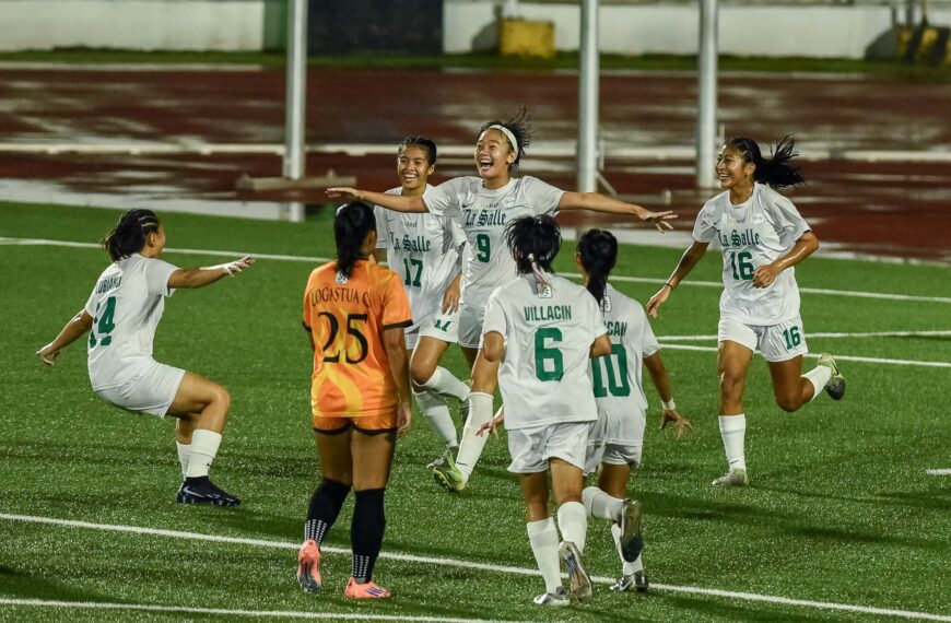 DLSU Lady Booters, niyanig ang lungga ng UST Lady Booters