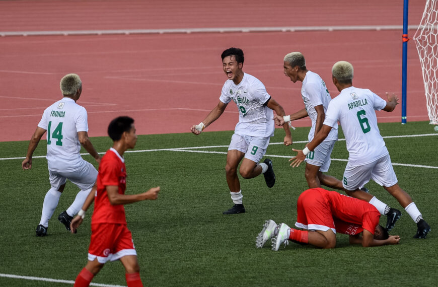DLSU Green Booters, sumalisi ng panalo kontra UE Men’s Football Team