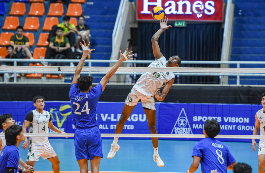 Green Spikers, sinupil ang pamamayagpag ng Blue Eagles sa V-League