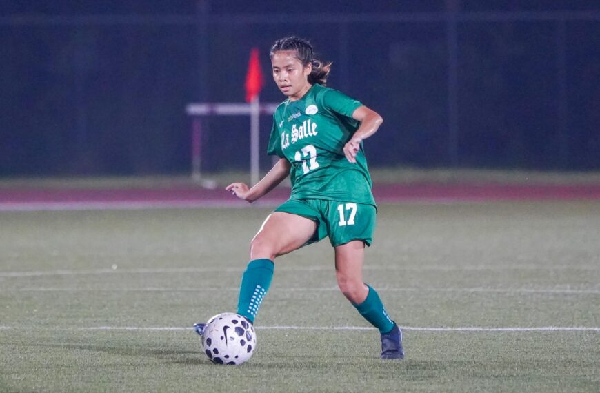 DLSU Lady Booters, bumulagta sa balasik ng  FEU Women’s Football Team