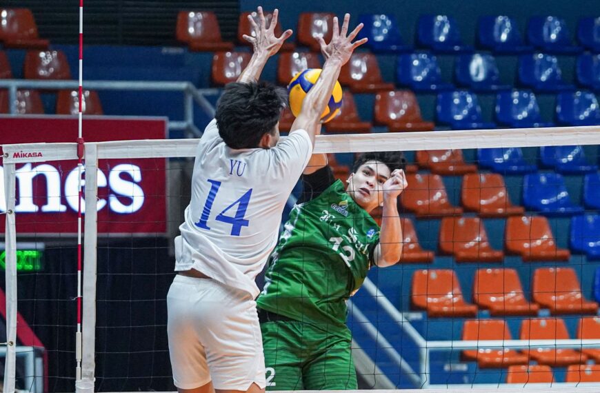 Green Spikers, bigong madaluhong ang kanlungan ng Blue Eagles; tiket sa Finals, napurnada
