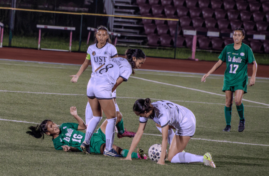 DLSU Lady Booters, bigong madakip ang UST Lady Booters