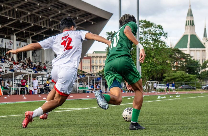 Green Booters, nilamukos ang UE Men’s Football Team