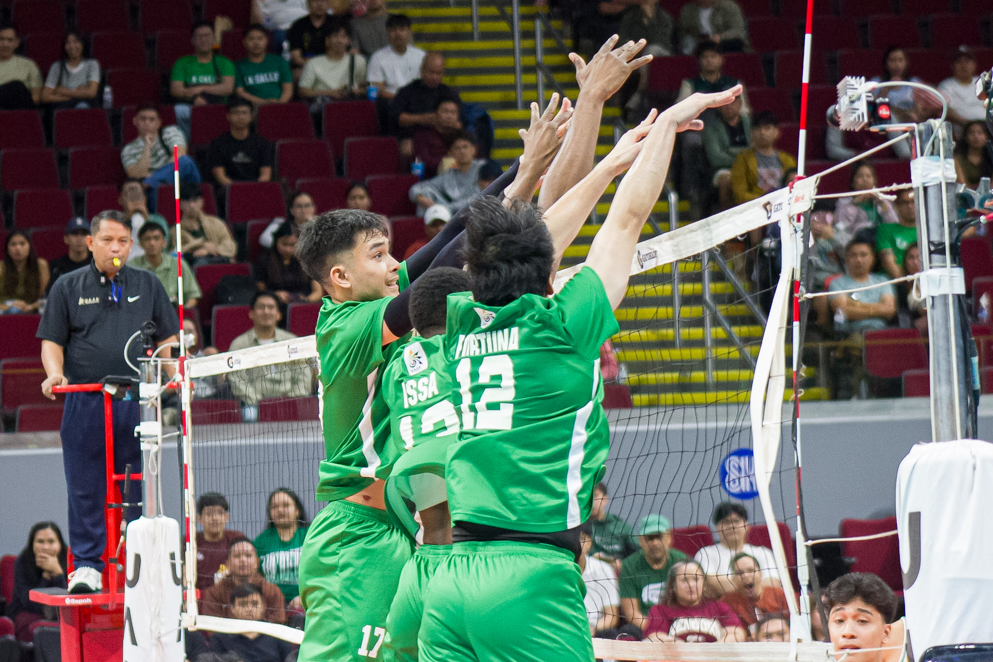 Green Spikers, naduhagi sa pagsuwag ng Tamaraws