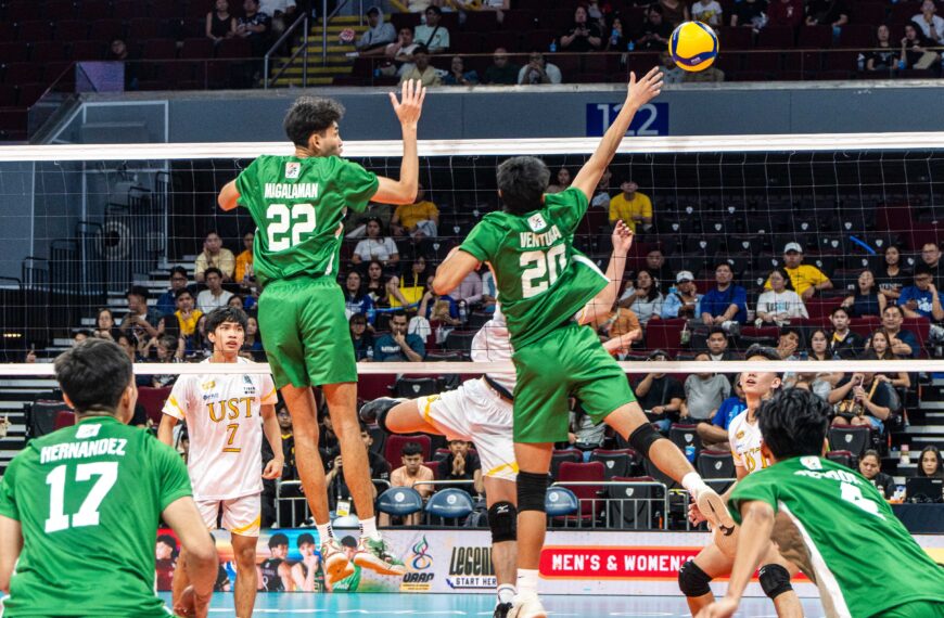 Green Spikers, sinibasib ng UST Golden Spikers