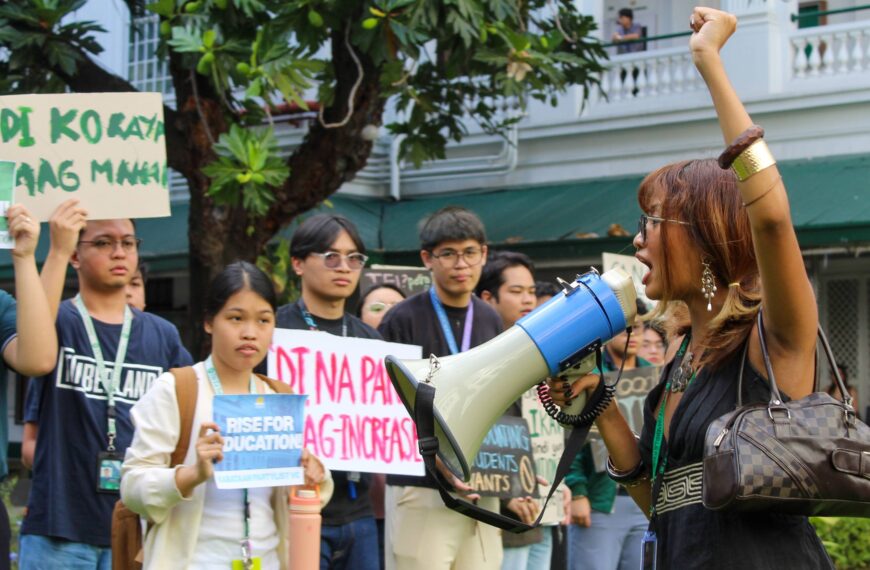 Hiyaw ng mga Lasalyano, umalingawngaw sa isinagawang Unity Walk laban sa inaasahang pagtaas ng matrikula ng DLSU