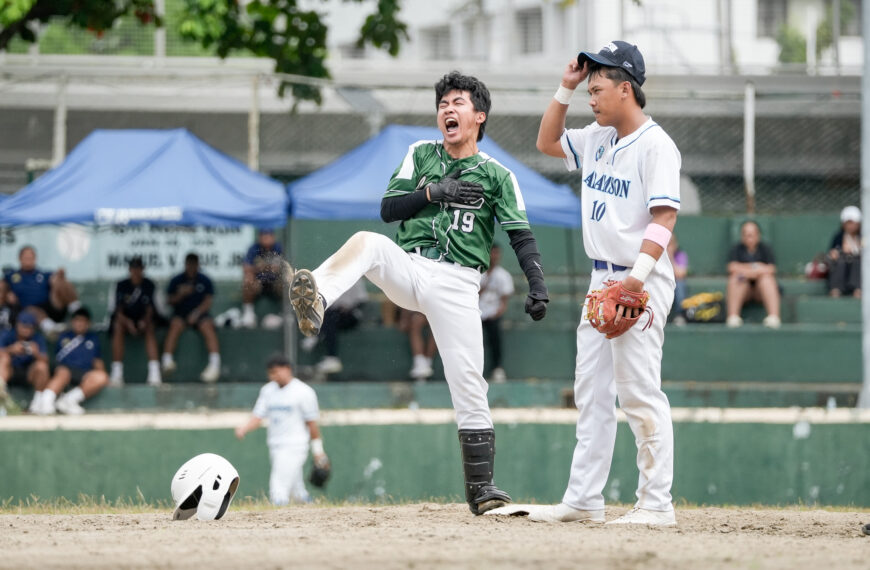Green Batters, pinigilan ang pagpagaspas ng Adamson Baseball Team
